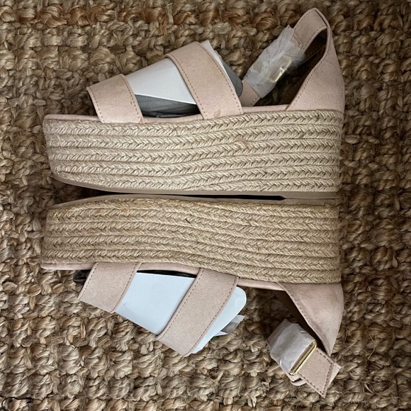Francesca’s Qupid Nude,Suede,BIGBANG Platform,Shoes,Sandals,Espadrilles•NWT•6.5 - Picture 7 of 12
